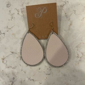 Elegant Teardrop Earrings with Silver Accents